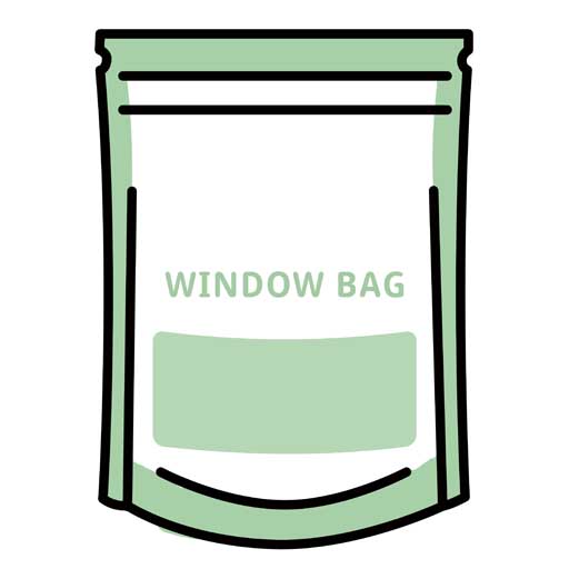 Stand Up Pouches With Window