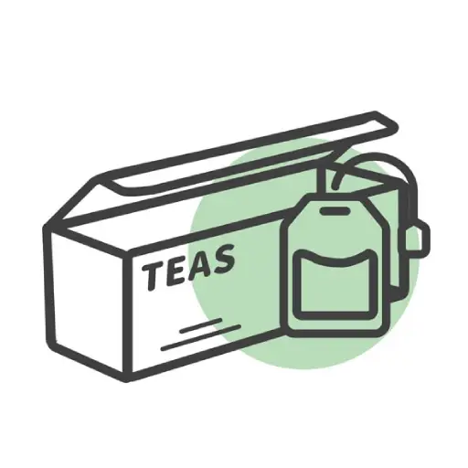 Custom Tea Bag Storage Box  