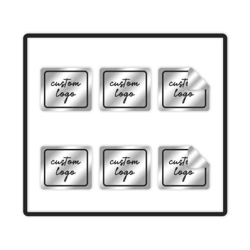 Custom Silver Metallic Sticker Sheets