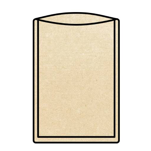 Resealable Brown Kraft Paper Pouch Bag