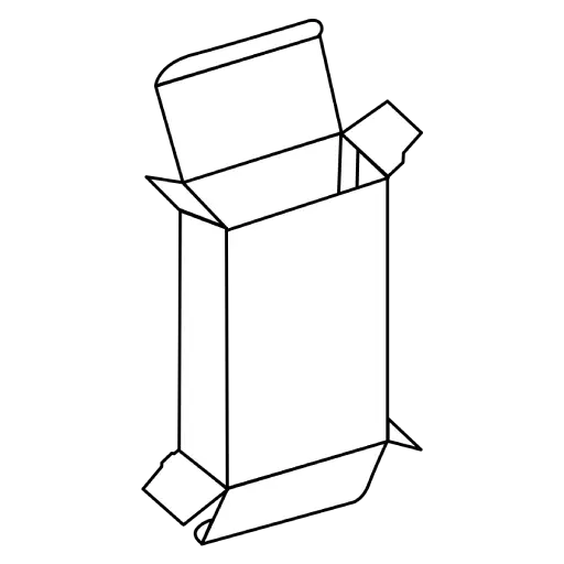 White Paper Tuck End Box