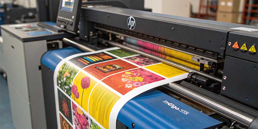 HP Indigo 7900 digital press producing high-resolution packaging at Boyue Printing.