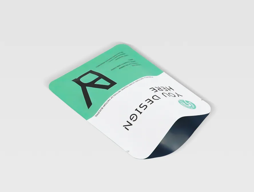 Open view of flat pouches