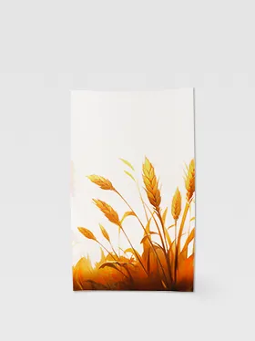 Back view of flour packaging bag 1