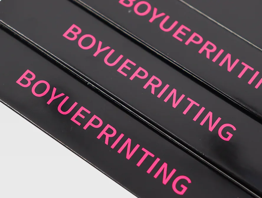 Custom mascara packaging with bold logo