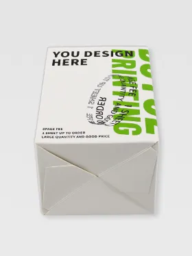 Folded bottom of auto lock box (2)