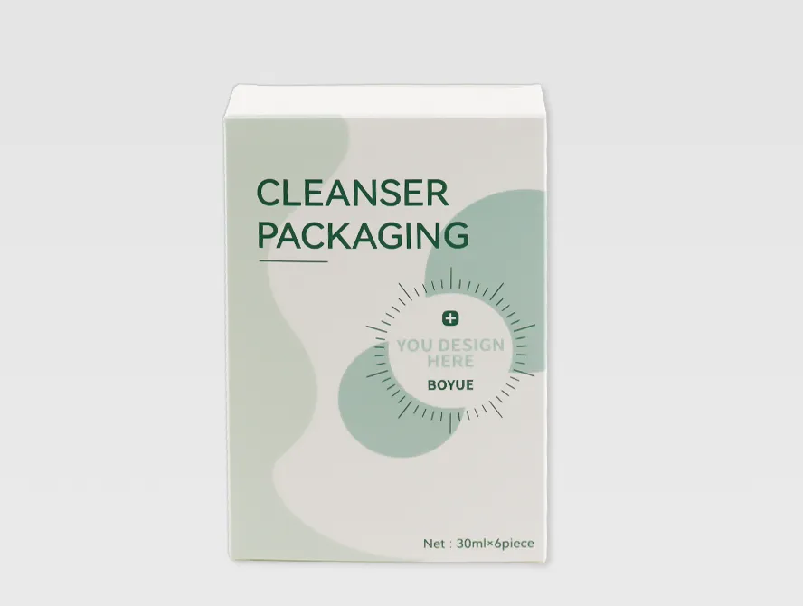 Opened masks box with simple and sleek design