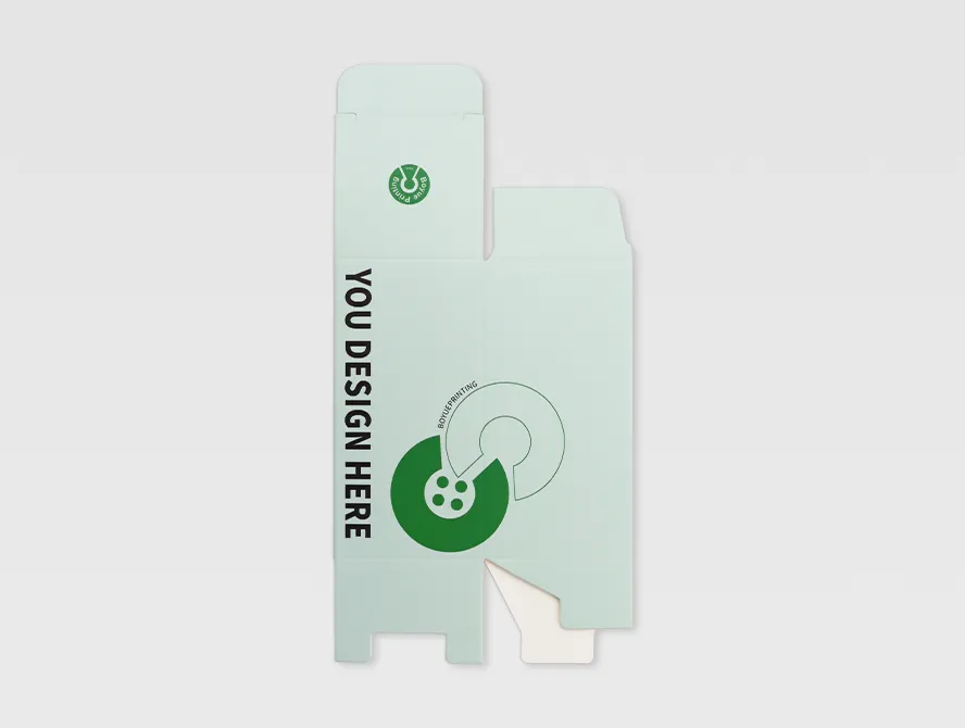 Lock bottom box with clean design and logo