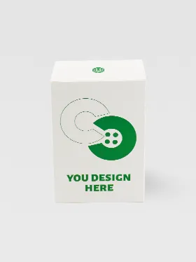 Straight tuck end box with brand logo and design (2)