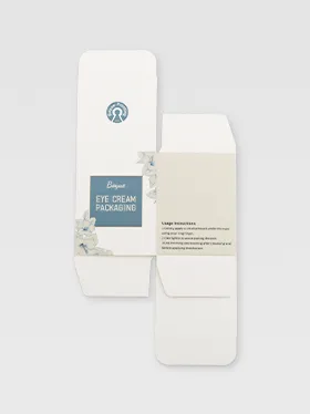 Folded structure of eye cream box (2)