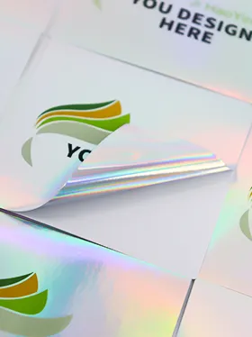 Custom holographic sticker sheet with vibrant shine (2)