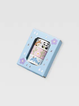 Light blue washi tape set with anime style packaging (2)