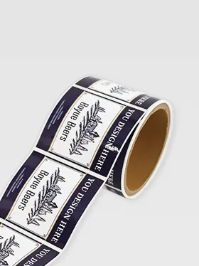 Rolled custom beer labels with bold logo (2)