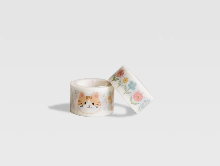 Custom printed washi tape for journaling and crafts