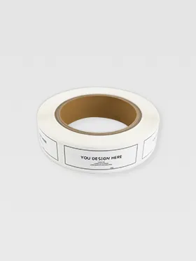 Custom jar label roll with minimal design (2)