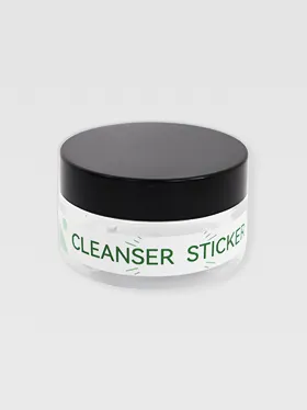 Cleaning cream jar with custom label applied (2)