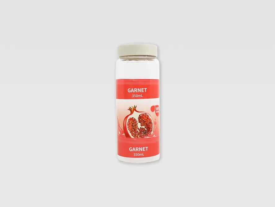 Plastic bottle with applied shrink sleeve label