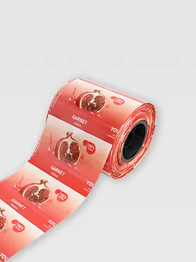 Printed shrink sleeve label roll with fruit graphics (2)