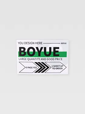 Personalized bumper sticker with bold black and green design (2)
