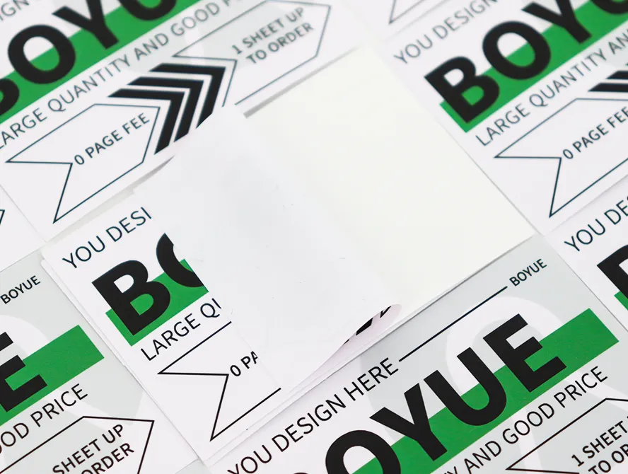 Personalized bumper sticker sheet with black arrows