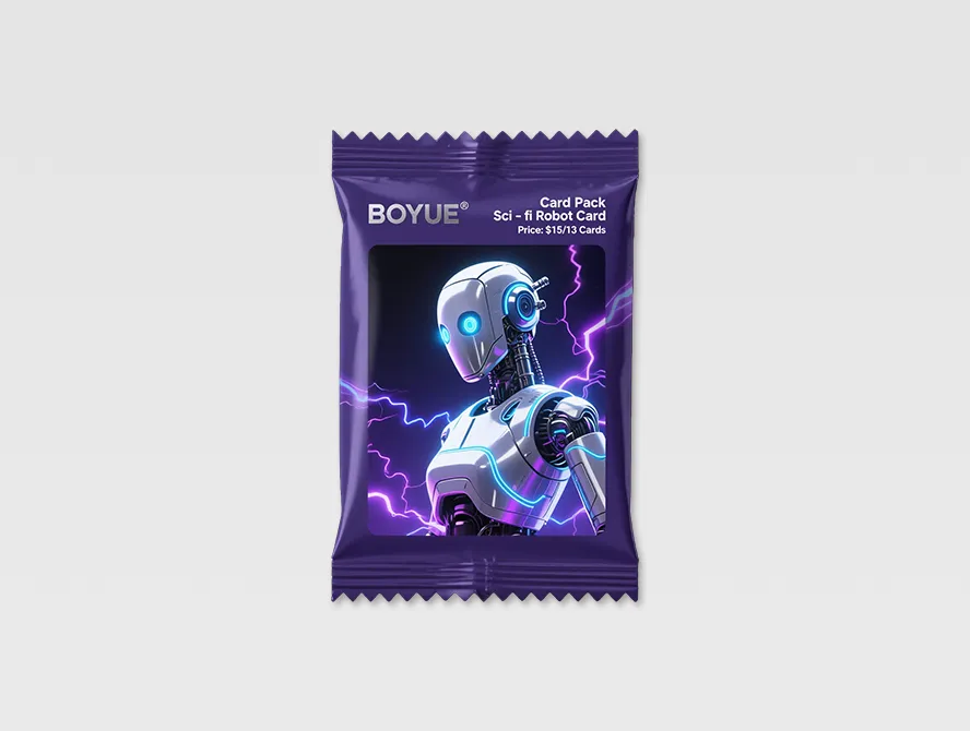 Dark galaxy blind bag packaging with astronaut art