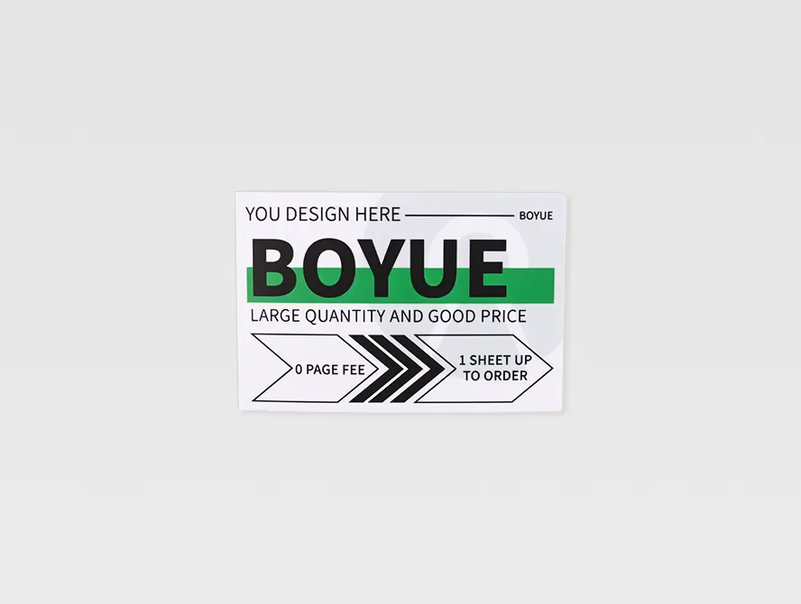 Personalized bumper sticker with bold black and green design