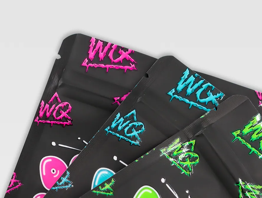 Multiple cannabis stand up pouches