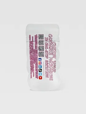 Custom cannabis packaging with social media qr codes 1