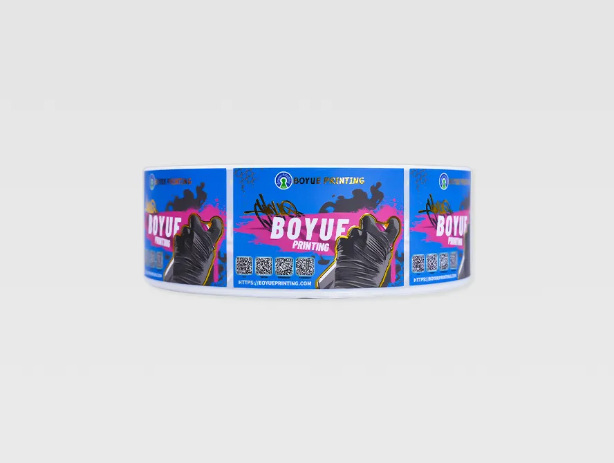 Horizontal layout of pre roll labels