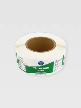 Roll of supplement labels for nutritional products (2)