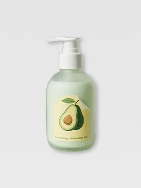 Custom removable sticker applied on green shampoo bottle (2)