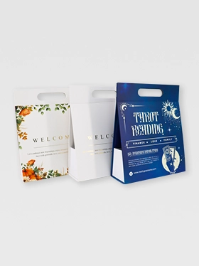 Gable box with built in handle for gift packaging (2)