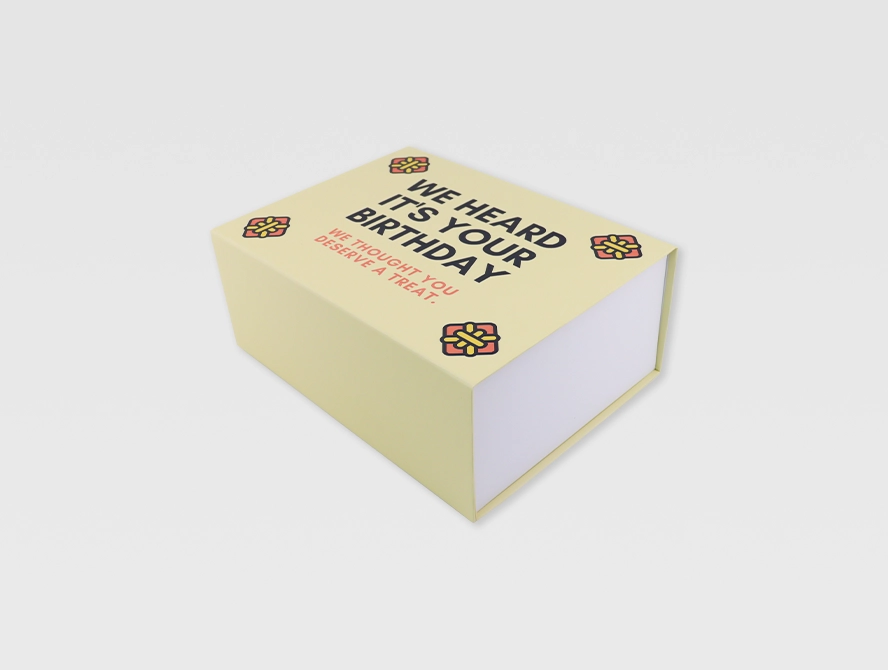 Custom book style rigid box with foam insert