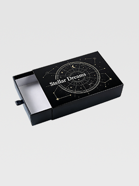 Custom black drawer box with pull ribbon for luxury packaging (2)